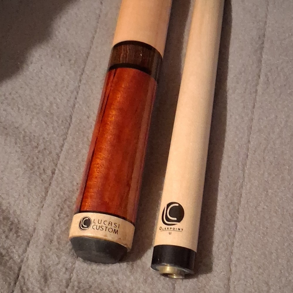 Lucasi Custom Two-Piece Billiard Cue, Pool Stick, 2-Piece Cue
