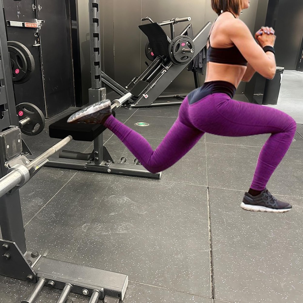 Turns Any Squat Rack into Hip Thrust Machine Hip Thrust Bench Back Pad Fits