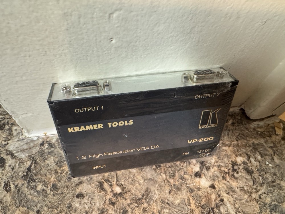 NEW SEALED KRAMER TOOLS VP-200K HIGH RESOLUTION AUDIO DISTRIBUTION AMPLIFIER