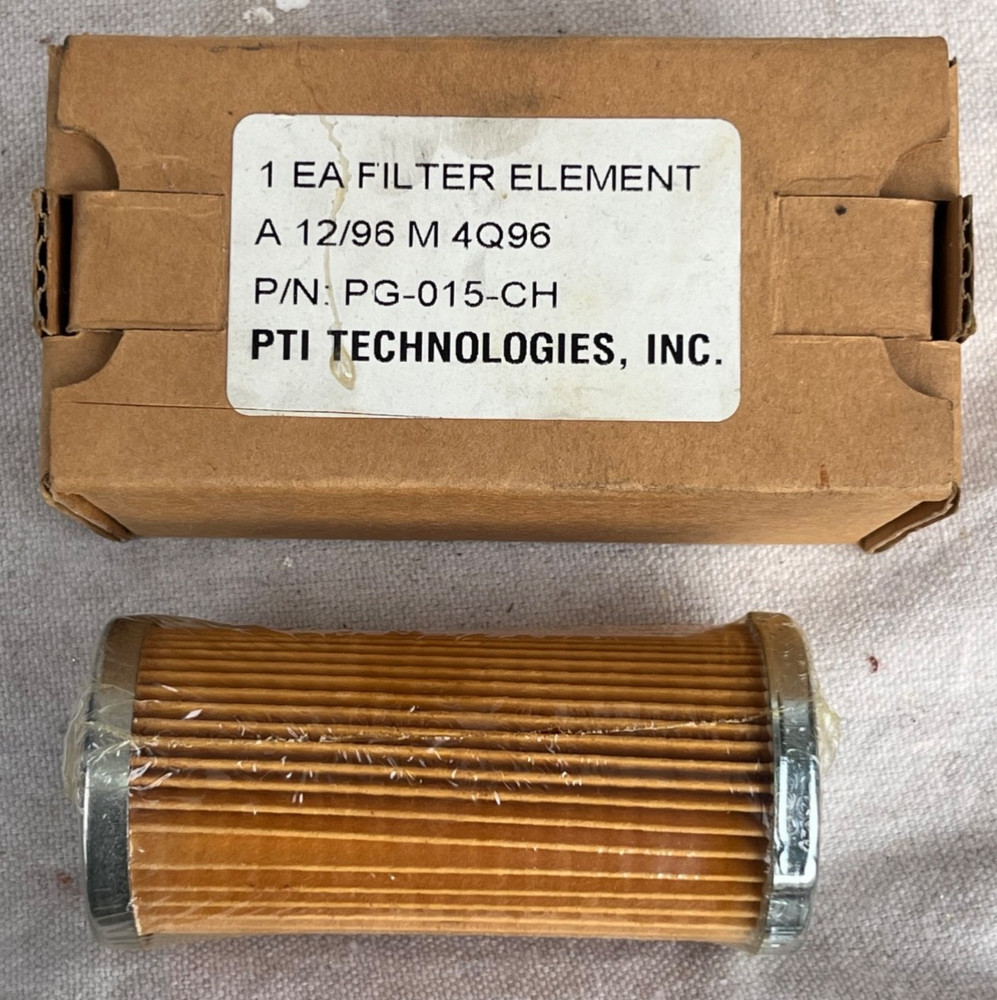 PTI Technologies Filter Element PG-015-CH New