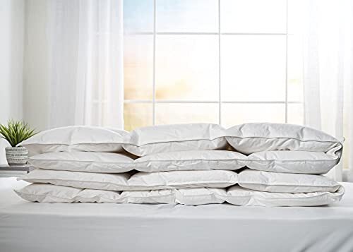 ComfyDown Goose Down White Comforter - Made in USA - 100% Egyptian Cotton