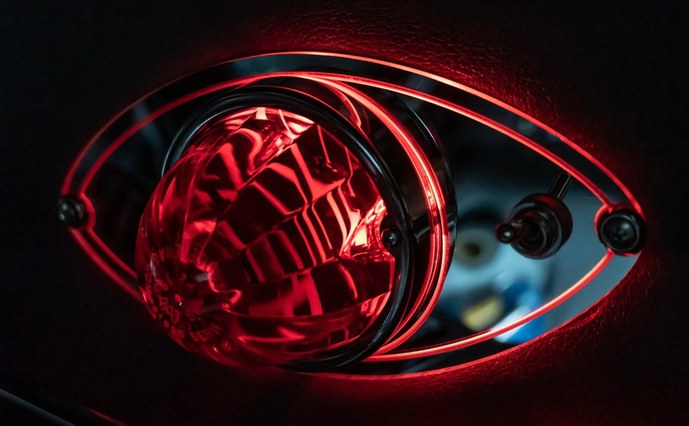 Freightliner Cascadia Dome Lights Purple LED Lights