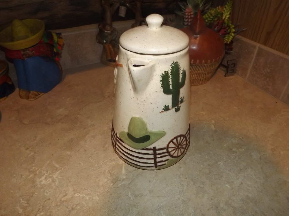 Unmarked Ceramic coffee pot display item!