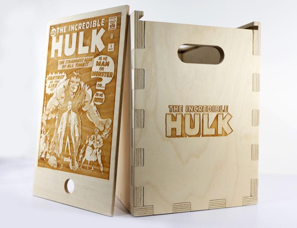 The Incredible Hulk Timber Comic Storage Box *Comics Not Included