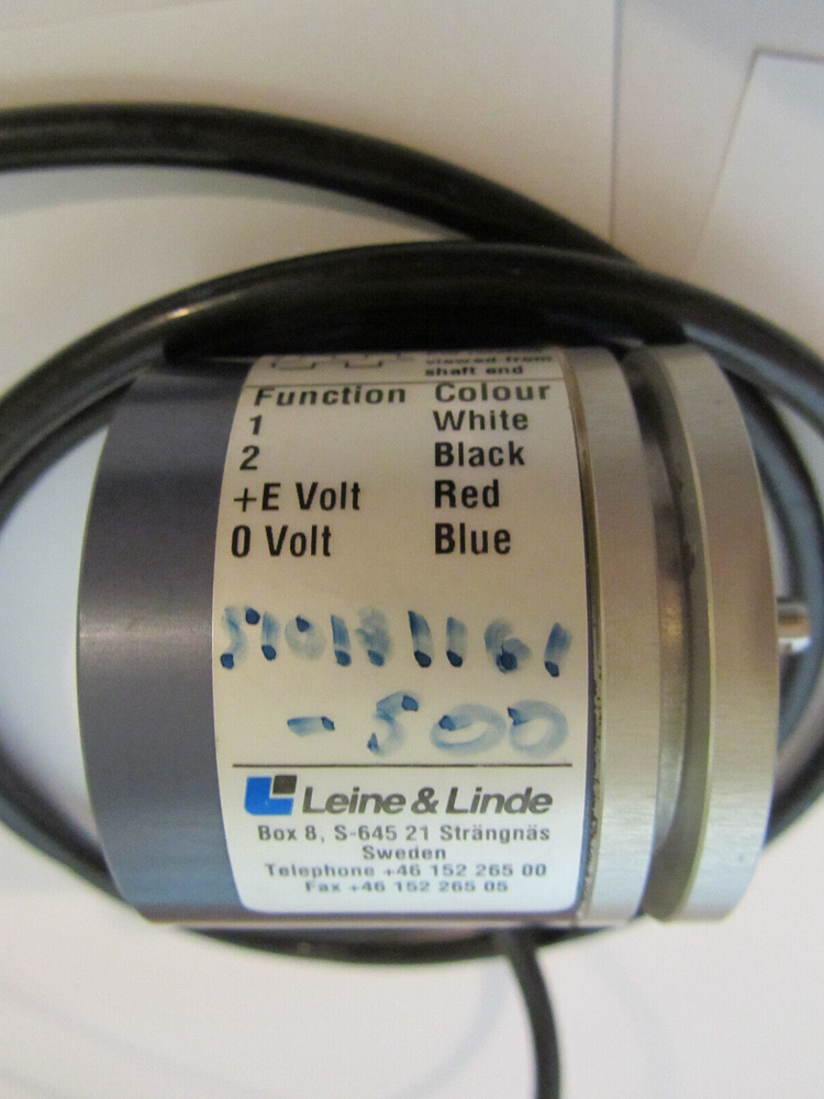 LEINE & LINDE INCREMENTAL ENCODER 510111161-500 USED DEMO