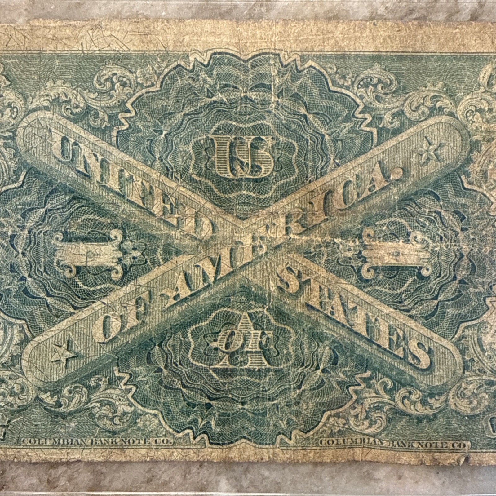 1874 $1 Legal Tender (Allison/Spinner) Fr#19 Circulated