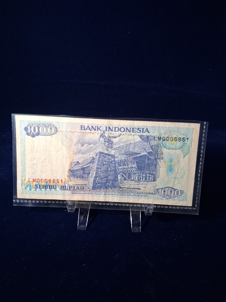 1992 INDONESIA 1000 RUPIAH BANKNOTE