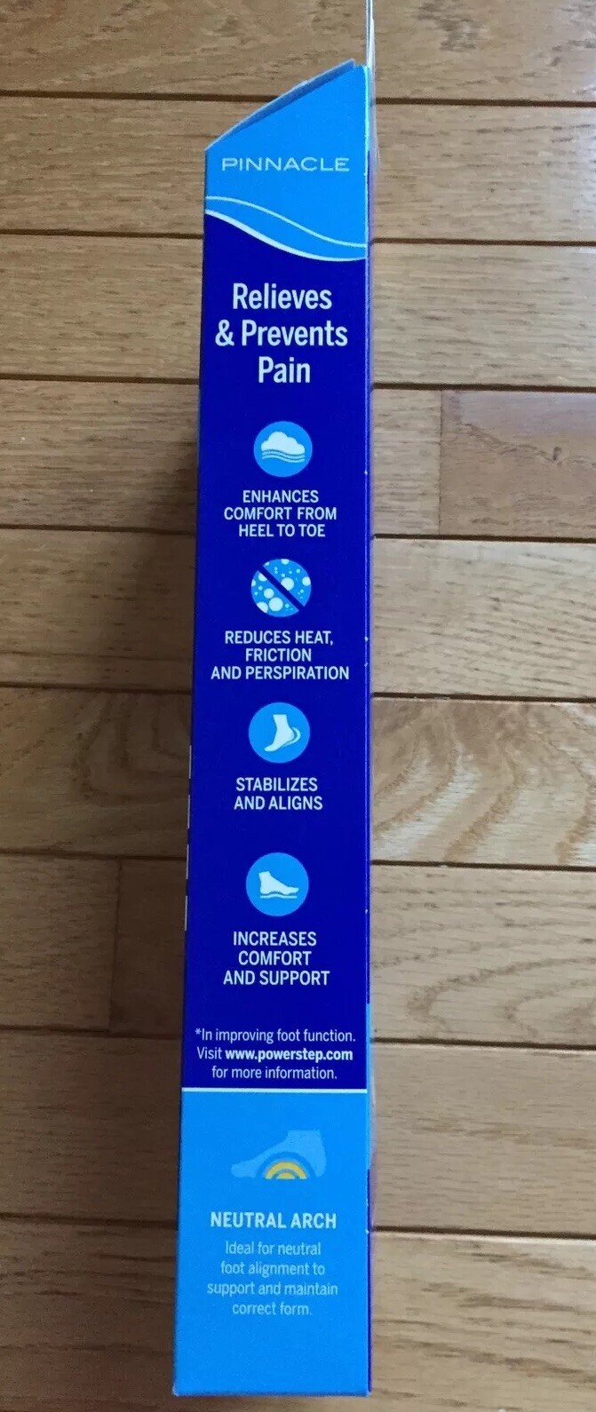 Powerstep Orthotics Foot Insoles Full Length Arch Support Pinnacle-FREE SHIPPING