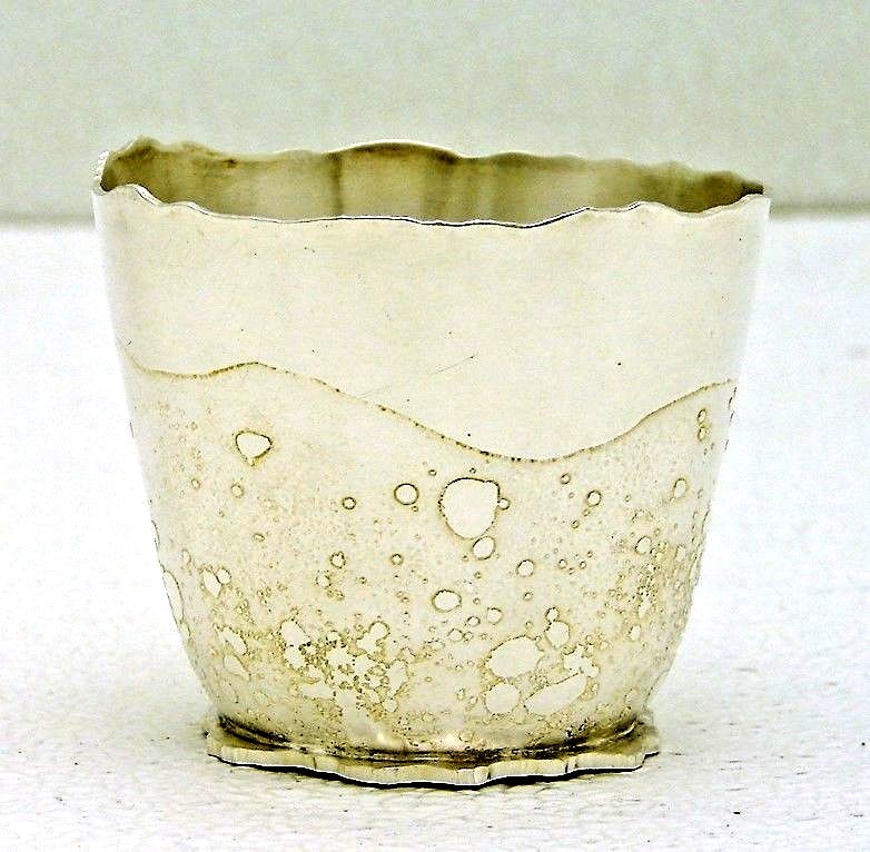 Hans C. W⁯eidell Sterling Silver Cup with Sweat Finish Singed 2002