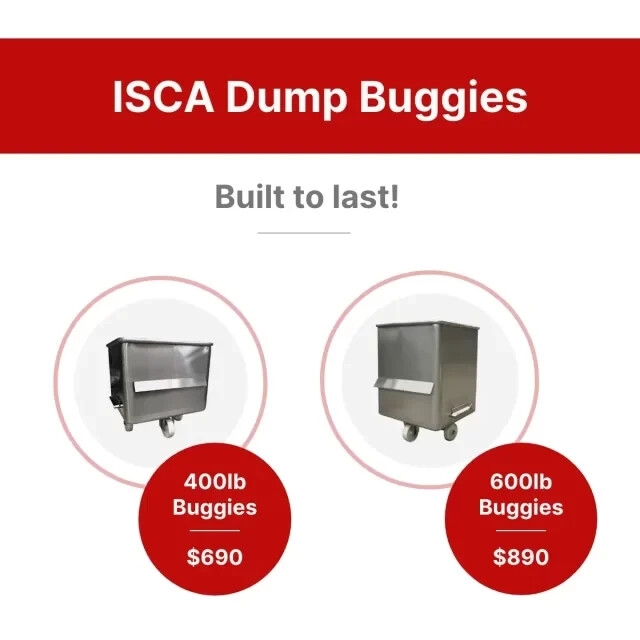 CM Process Solutions Dump Buggy Racking - Good used condition