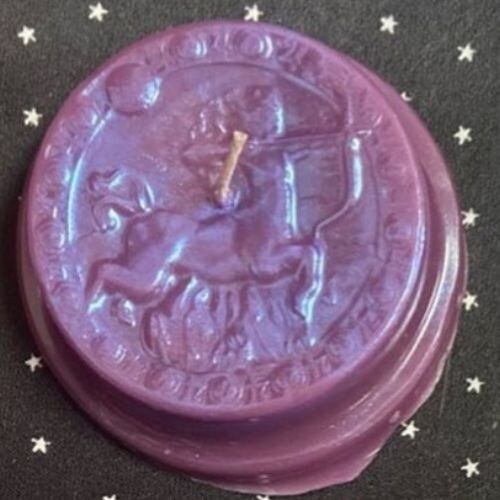 Sagittarius zodiac candle