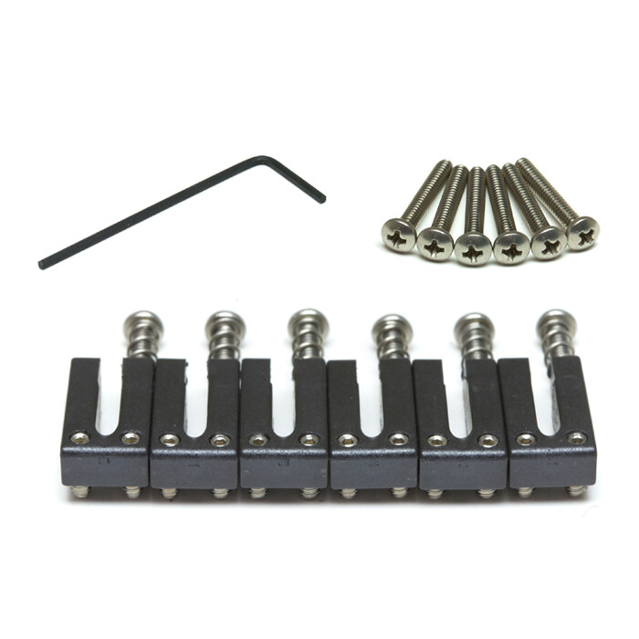 Genuine Graph Tech String Saver Saddle Elite Style Left (6 Pcs) PS-8002-L0