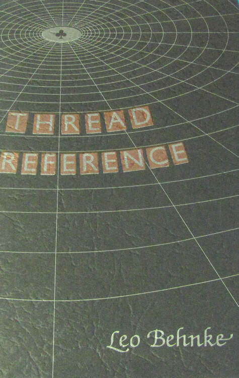 THREAD REFERENCE BOOK 6 x 9 INVISIBLE THREAD 48 PGS AND 85 FT EZ SEPARATE THREAD
