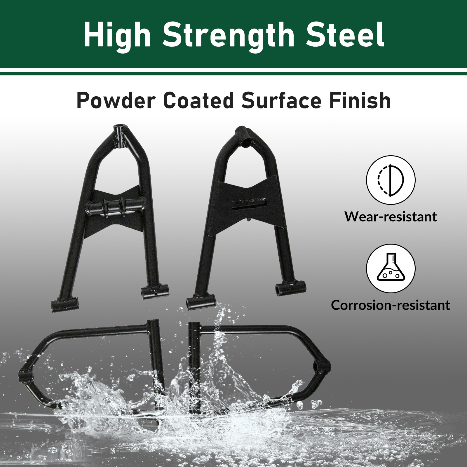 Front Upper+Lower A Arm+2+1 Wider Extender for Yamaha Banshee 350 YFZ350 87-06