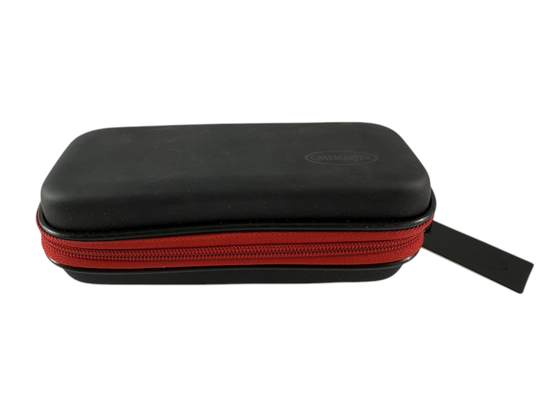 Casemaster NEW Sentry Red Darts & Accessory Case Slim EVA Shell Soft Steel Tips