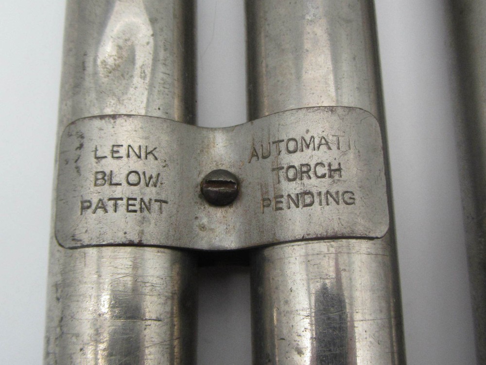 Vintage LENX Automatic Blow Torch with 2 Tanks