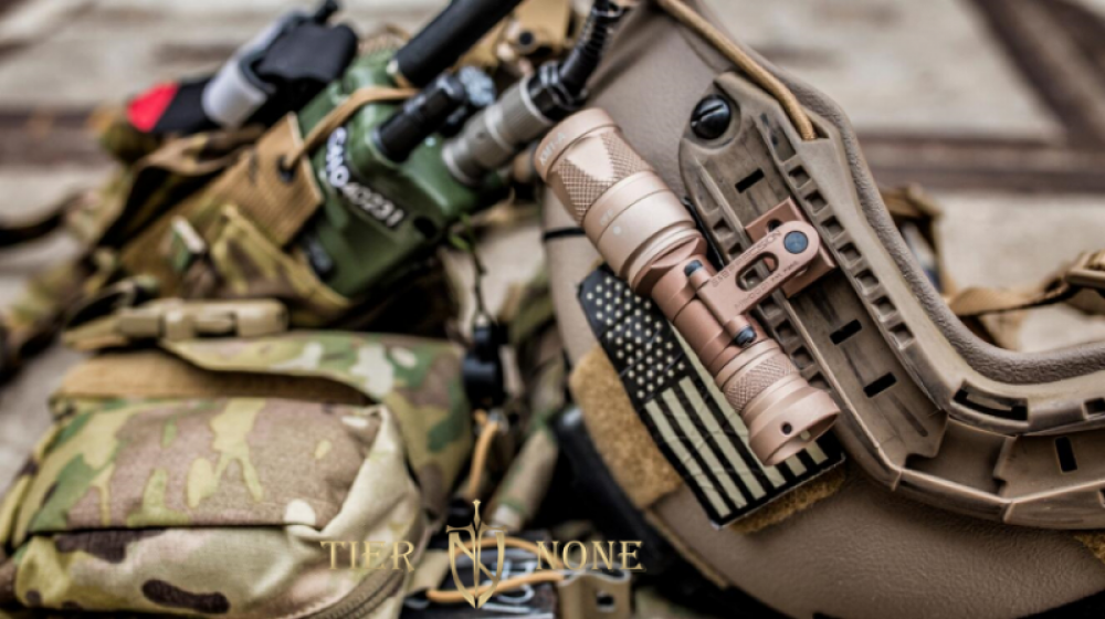 SS Precision M-AX CAG Helmet Flashlight Mount Flashlight Base SS MAX Bracket