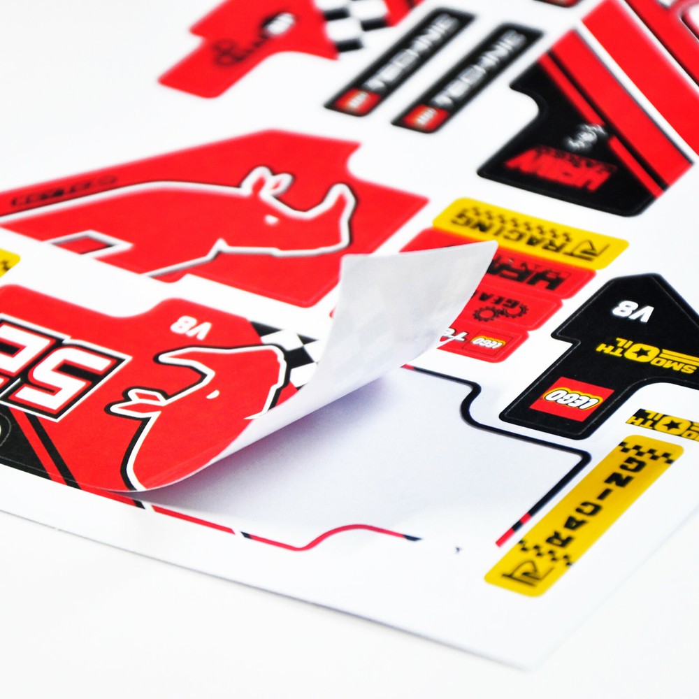 Replacement sticker for set 8041 42041 Precut sticker