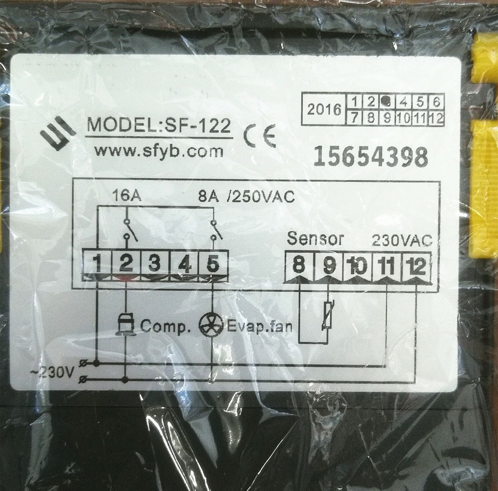 SHANGFANG SF-122 Digital Temperature Controller