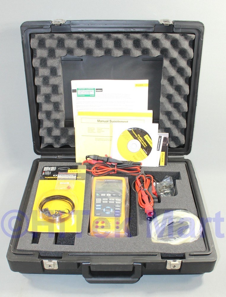 FLUKE 725 MULTIFUNCTION PROCESS CALIBRATOR W/ ACCESSORIES
