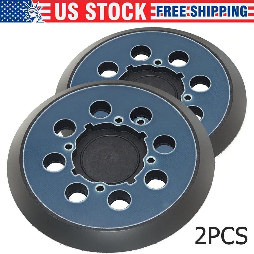 2 Pack 5" 4-Screw Orbital Sander Pad Replacement Hook Loop for DWE64233 N329079