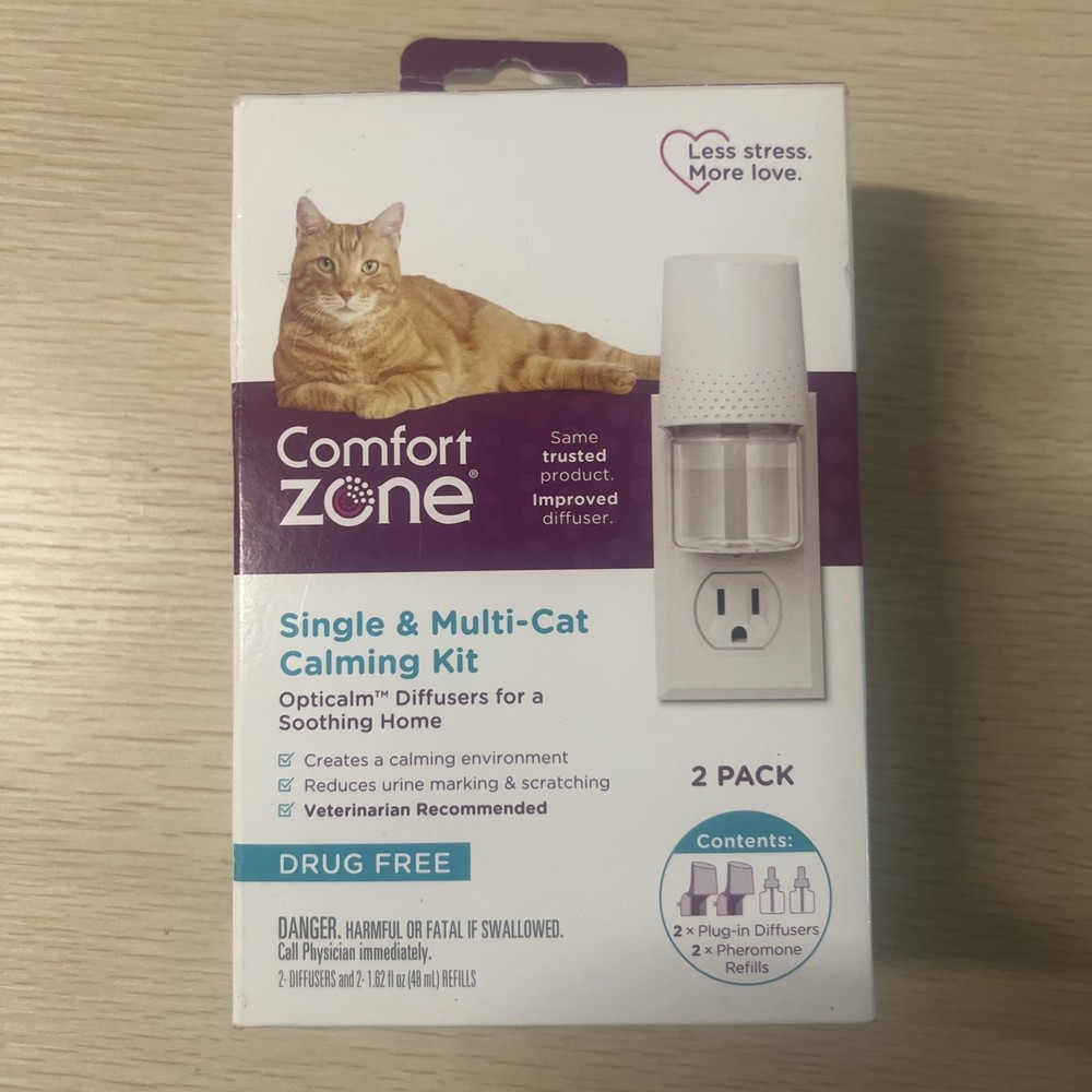 Comfort Zone Single & Multi-Cat Calming Kit, 2 Pack 4411