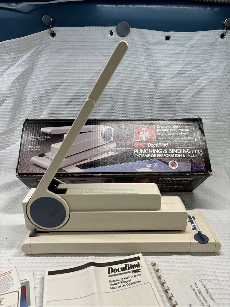 GBC DocuBind Heavy Duty 3-Hole Punch And Binding System