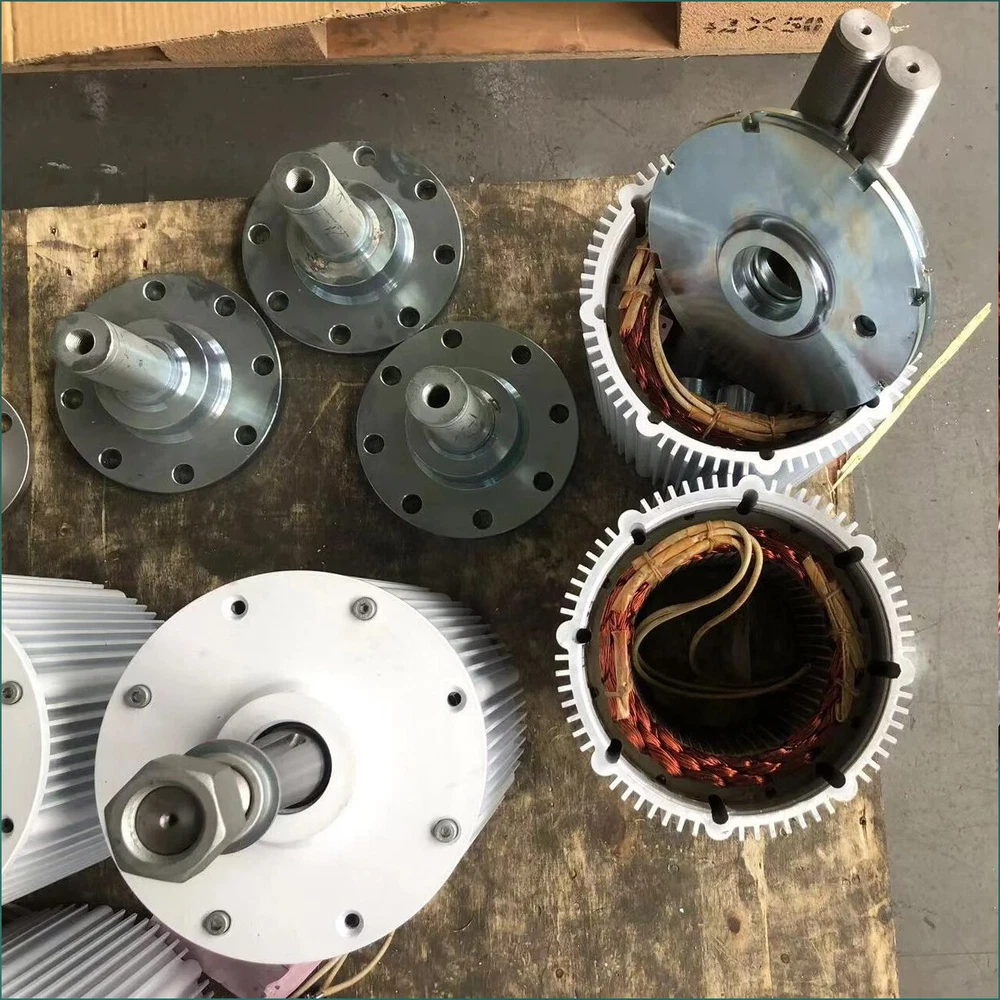 5000W 3Phase Permanent Magnet Generator Pure Copper Winding Alternator Electric
