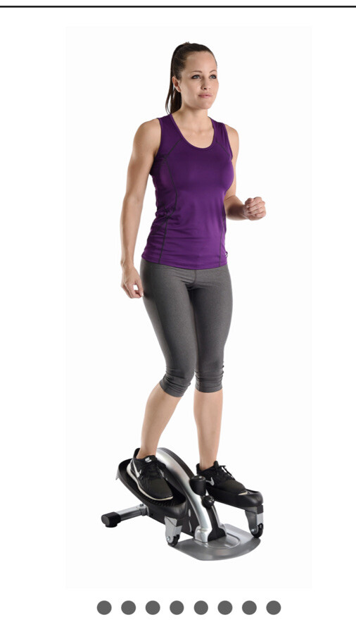 Stamina In Motion E1000 Compact Legs Cardio Workout Strider Elliptical Machine