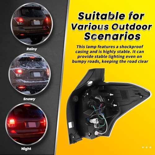 84912SG151 Tail Light Assembly Driver Side Compatible with Forester 2017-2018