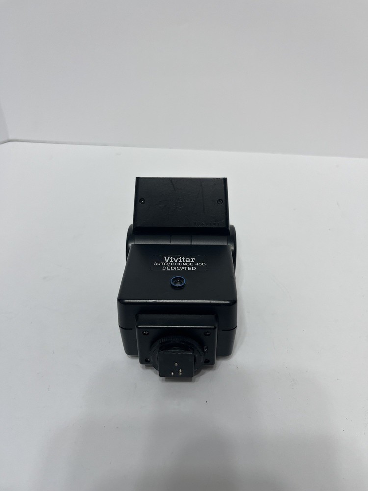 Vivitar AUTO/BOUNCE 40D DEDICATED Shoe Mount Camera Flash USED