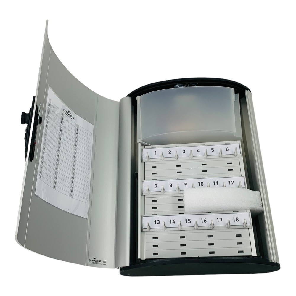 Durable Locking Key Box Plus for 54 Key Tags Drop Box Combination Lock *Read*