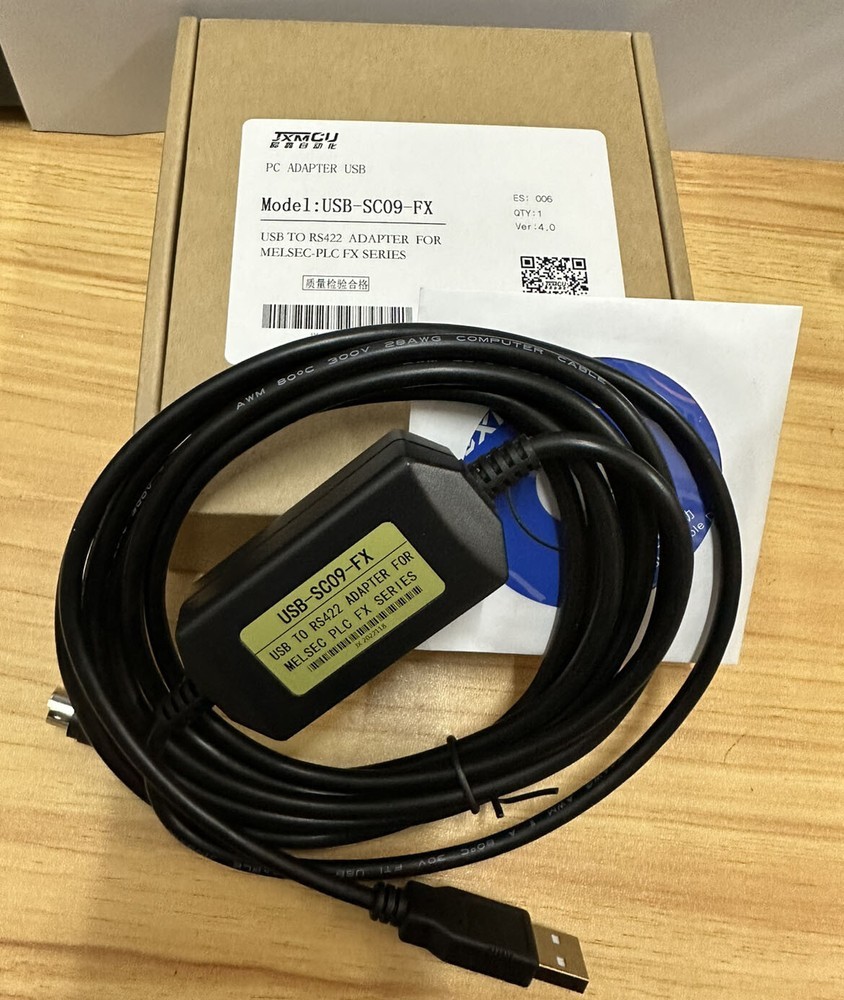 1pcs USB-SC09-FX PLC Programming Cable Replacement for Mitsubishi MELSEC FX