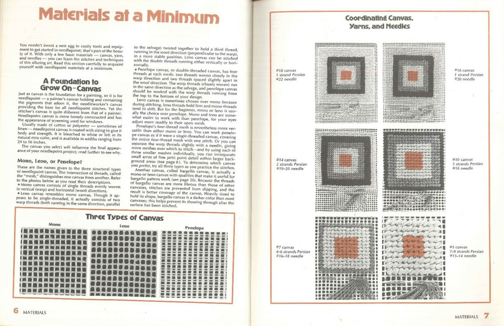 Sunset Needlepoint Techniques & Projects 1979 Stitches Christmas Stocking Pillow