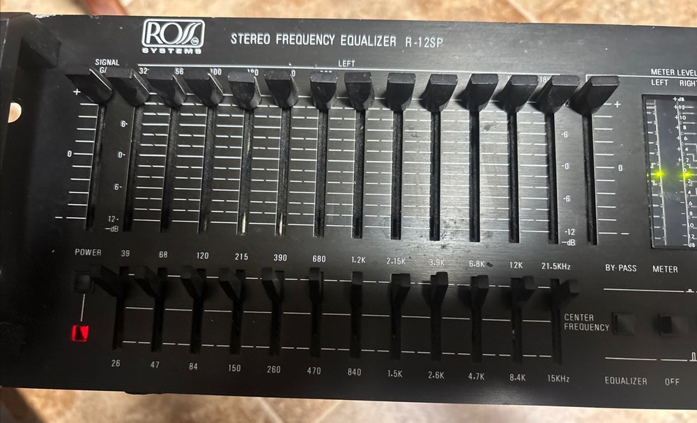 Ross Systems Stereo Frequency Equalizer R-12SP