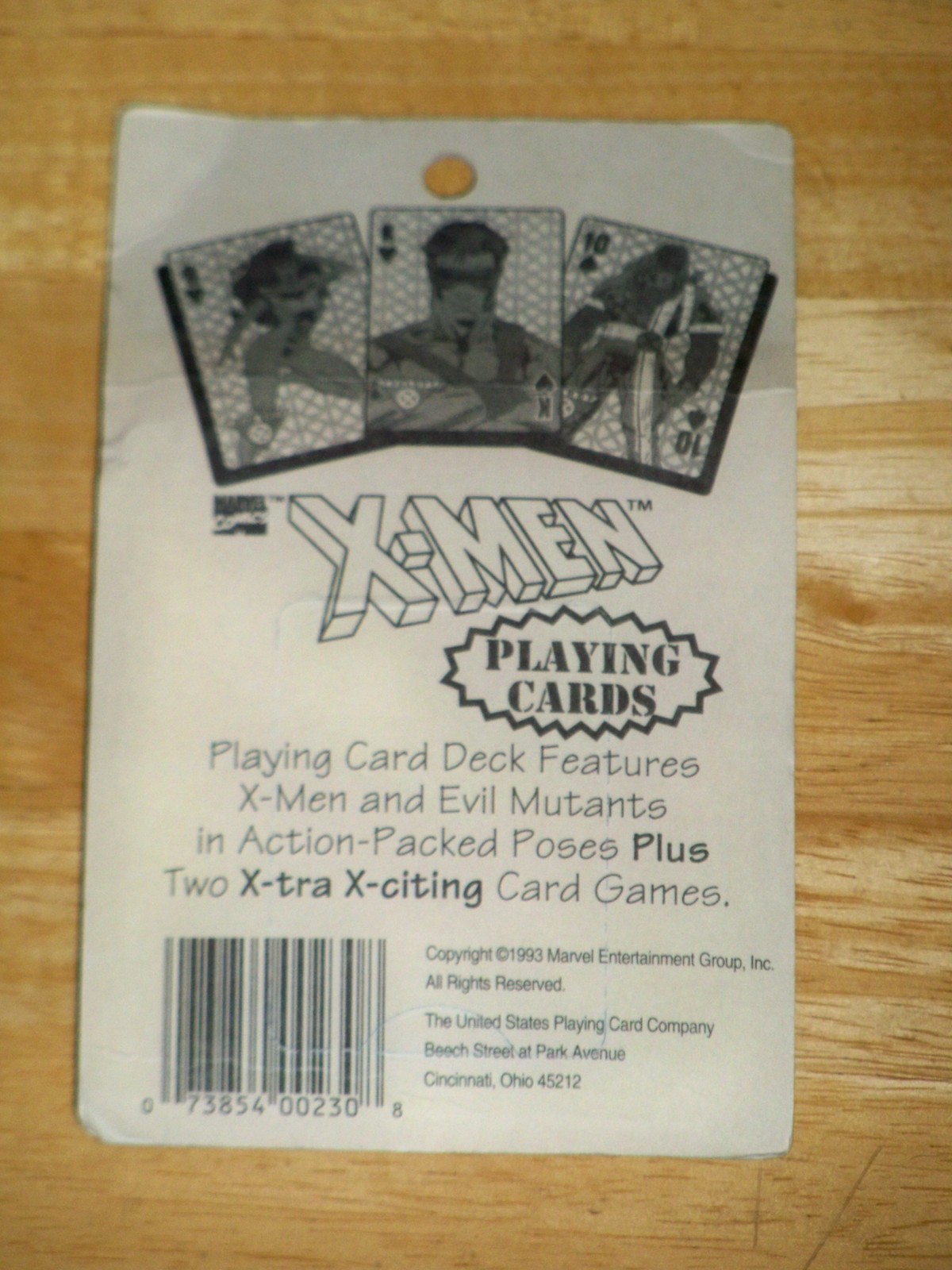 Marvel Comics 1993 -- X-MEN Playing Cards -- Brand New Factory Sealed