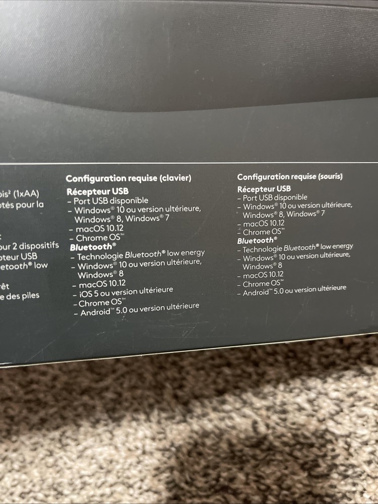 NEW/SEALED! Logitech MK825 Performance Wireless Mouse and Keyboard Combo