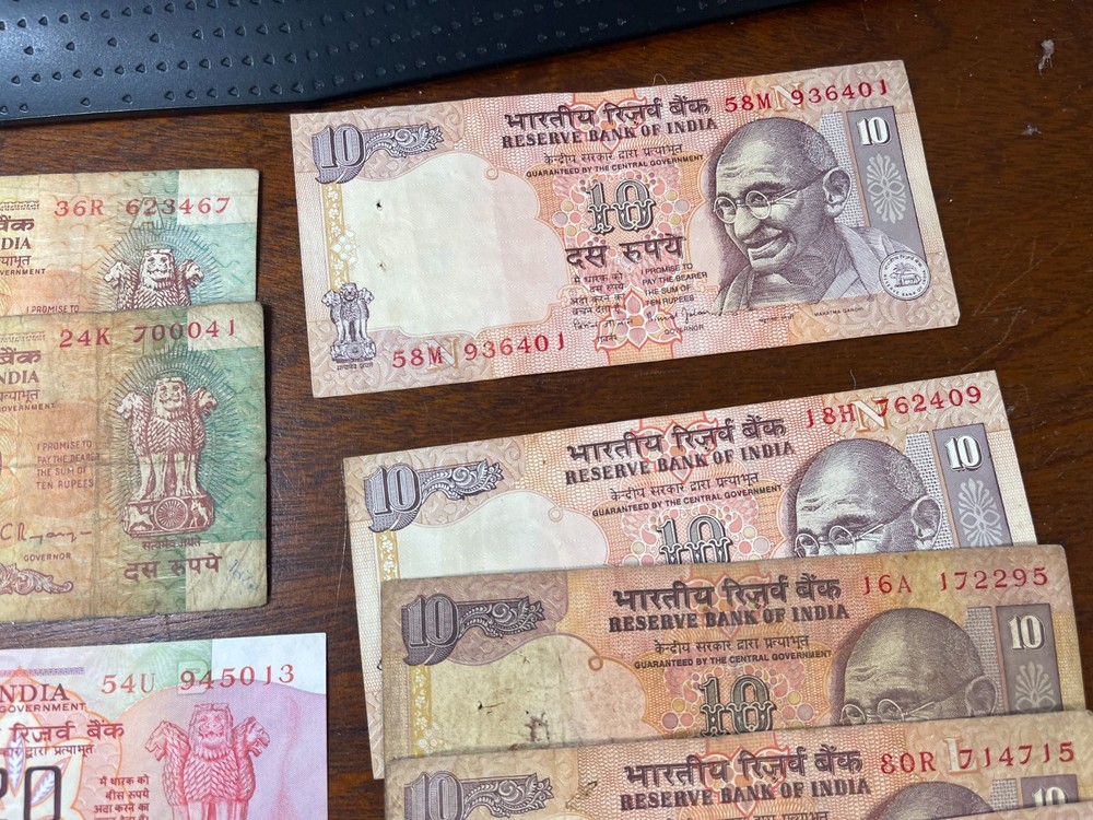 Assorted India Banknotes lot