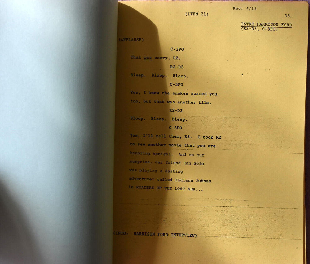1983 " Movie Blockbusters! " CBS Television Original Screenplay Script
