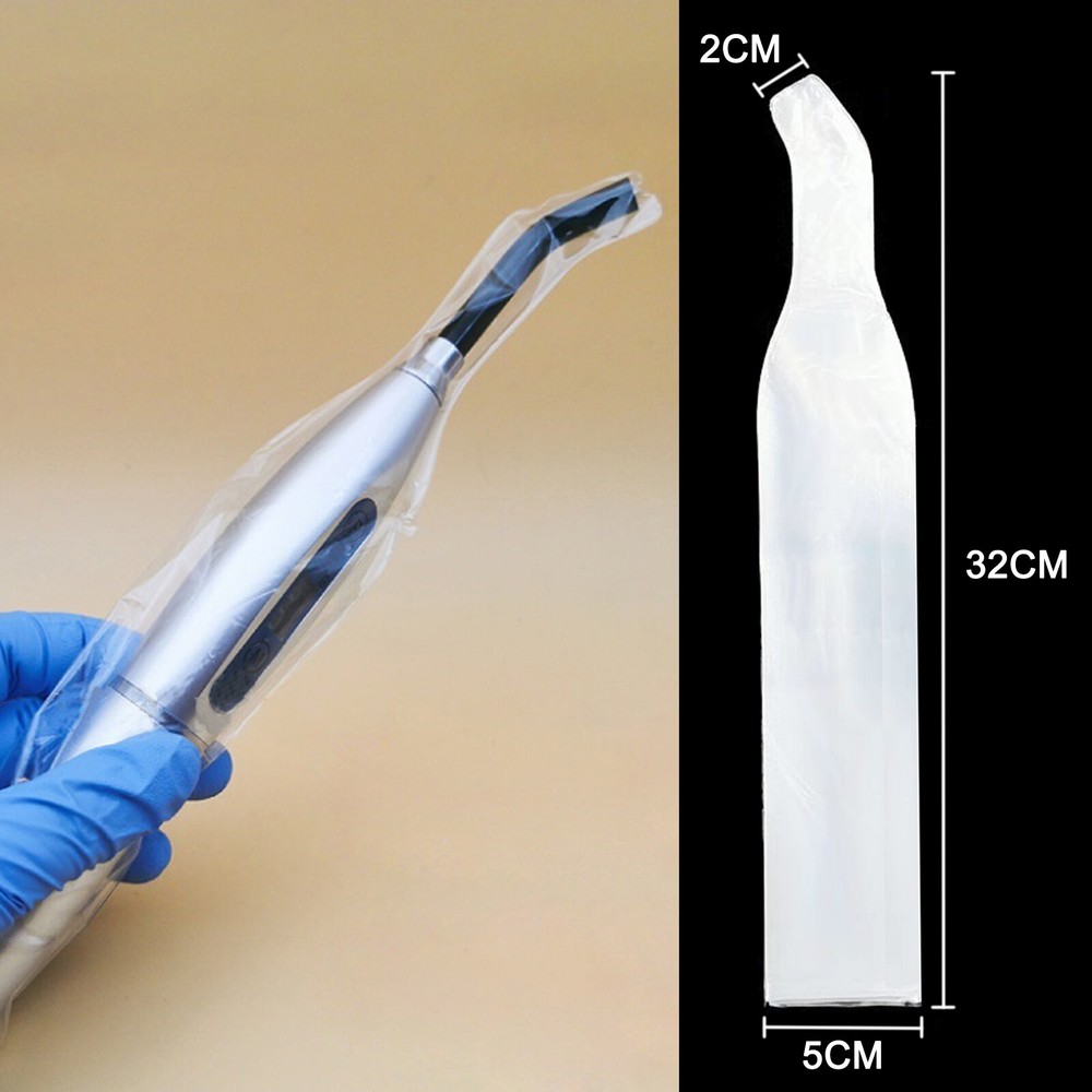 Dental Curing Light Protective Sleeve Bubble Machine Plastic Cover Disposable
