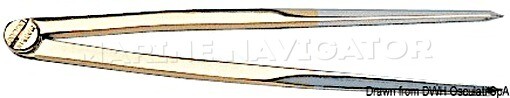 OSCULATI Navigation Compass Brass Divider 177mm