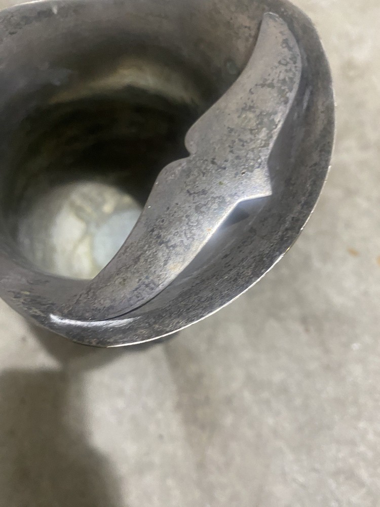 Leonard Silverplate Footed Water Pitcher With Ice Lip 8.5”