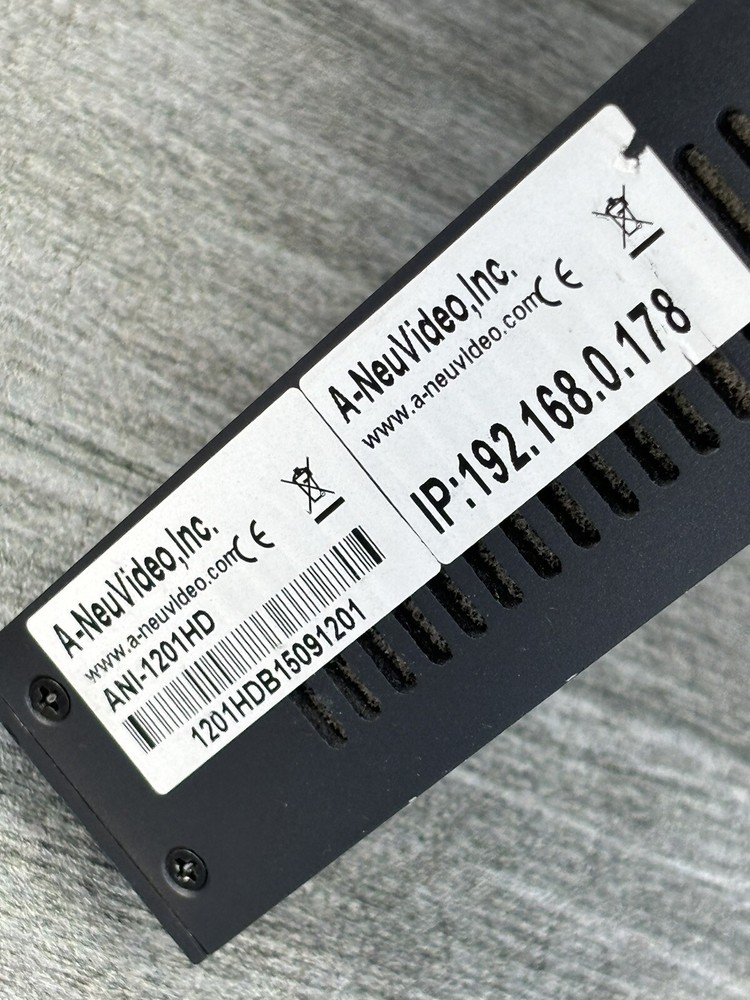 A-NeuVideo ANI-1201HD 12-Input Multi Format Presentation Video Switcher HDBASE