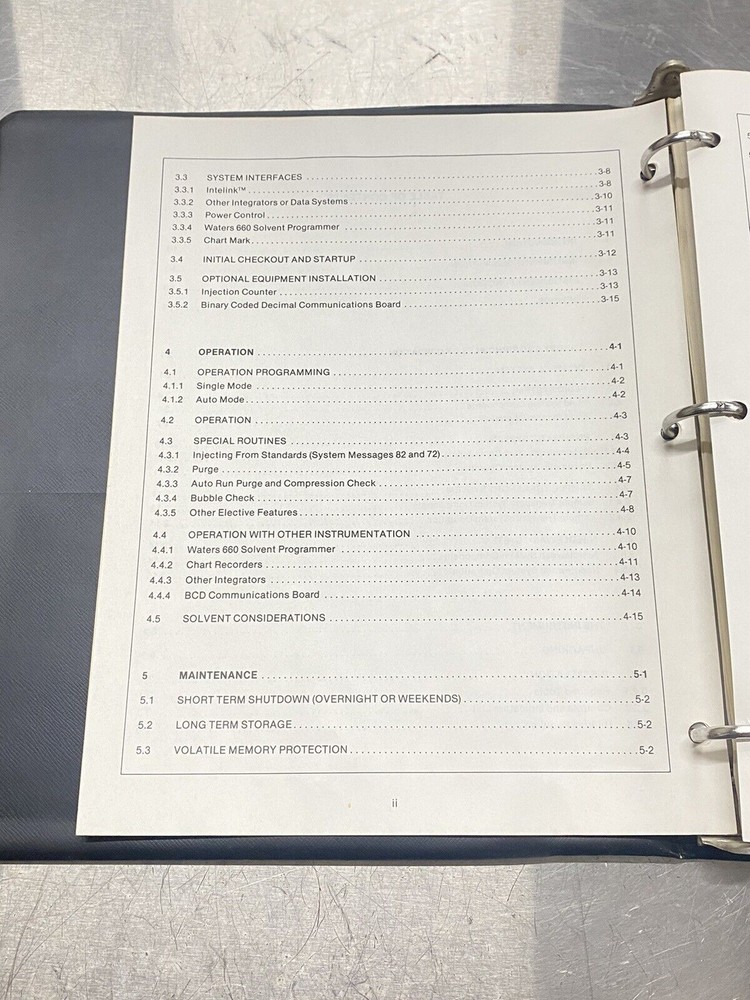 Waters Intelligent Sample Processor WISP 710B- Users Guide / Instructions Manual
