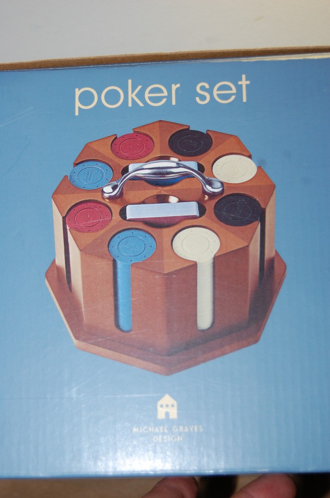 NIB Michael Graves Design Poker Set