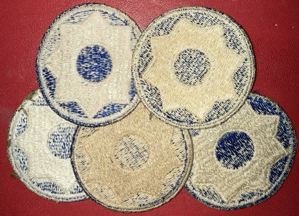 WW2 8th Service Command SSI Patch (AK/AO)