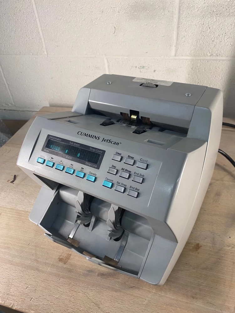 Cummins JetScan 4062 Currency Counter - Powers On, Chaining Error
