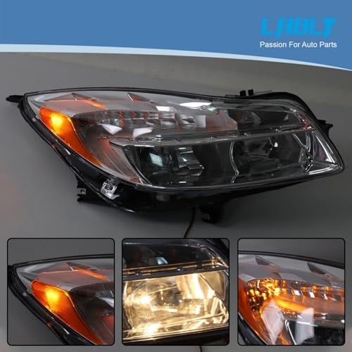 Headlight Headlamp Assembly Halogen Replacement for Regal 2011 2012 2013