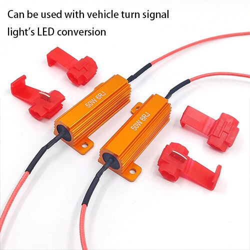 LED Resistor Kit Pair Diode Dynamics FOR Fast Flash led Turn SignalLight Blinker
