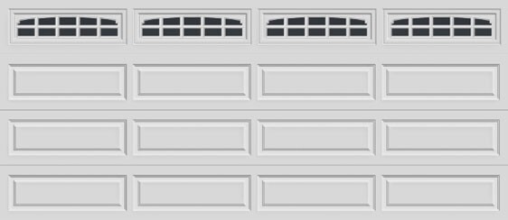 CHARLESTON 608 CHOCOLATE Replacement Window Inserts/LONG Panel IDEAL Garage Door